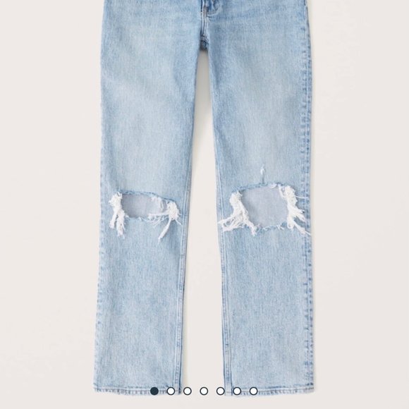 90s Ultra High Rise Straight Jeans (WILL GET STEAMED BEFORE SENDING OUT) - Picture 2 of 5